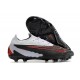Nike Phantom GX Elite FG Nouvelle Noir Gris Rouge