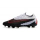 Nike Phantom GX Elite FG Nouvelle Noir Gris Rouge