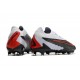 Nike Phantom GX Elite FG Nouvelle Noir Gris Rouge