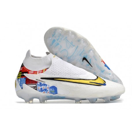 Nike Phantom GX Elite Dynamic Fit FG Blanc Or
