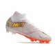 Nike Air Zoom Mercurial Superfly 9 Elite FG Blanc Or