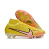 Nike Zoom Mercurial Superfly 9 Elite FG Jaune Crépuscule Barely Grape