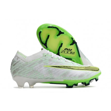 Nouvelle Nike Zoom Mercurial Vapor XV Elite FG Blanc Vert