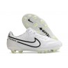 Chaussure Nike Tiempo Legend 9 Elite FG Blanc Noir