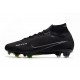 Nike Zoom Mercurial Superfly 9 Elite FG Shadow - Noir Gris Blanc Jaune Fluo