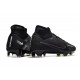 Nike Zoom Mercurial Superfly 9 Elite FG Shadow - Noir Gris Blanc Jaune Fluo
