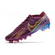 Nike - Zoom Mercurial Vapor 15 Elite AG-Pro KM Foncé Betterave Mtlc Vivid Or