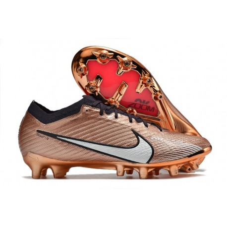 Nike - Zoom Mercurial Vapor 15 Elite AG-Pro Mbappe Cuivre Métallique