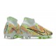 Nike Zoom Mercurial Superfly 9 Elite FG Homme Bonded -Vert Bleu Orange