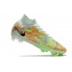 Nike Zoom Mercurial Superfly 9 Elite FG Homme Bonded -Vert Bleu Orange