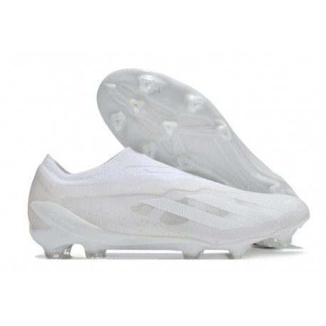 Nouvel adidas X Crazyfast.1 LL FG Pearlized - Blanc