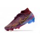 Nike Zoom Mercurial Superfly 9 Elite FG KM Foncé Betterave Mtlc Vivid Or
