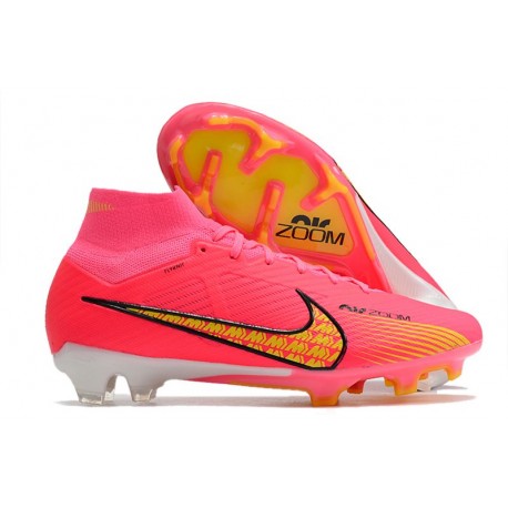 Nike Zoom Mercurial Superfly 9 Elite FG Homme Rose Or