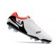 Nike Tiempo Legend X Elite FG Nouvelle Blanc Noir Pourpre