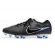 Nike Tiempo Legend X Elite FG Nouvelle Noir Chrome Hyper Royal