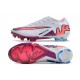 Nouvelle Nike Zoom Mercurial Vapor XV Elite FG Blanc Rose Bleu
