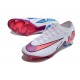 Nouvelle Nike Zoom Mercurial Vapor XV Elite FG Blanc Rose Bleu