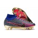 Nike Zoom Mercurial Superfly 9 Elite FG Homme Bleu Rouge
