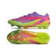 Chaussure adidas X Crazyfast Messi.1 FG Korean Nights Son - Lucid Lemon Bleu Rose ÉDITION LIMITÉE