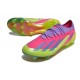 Chaussure adidas X Crazyfast Messi.1 FG Korean Nights Son - Lucid Lemon Bleu Rose ÉDITION LIMITÉE