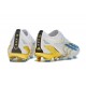 Chaussure adidas X Crazyfast Messi.1 FG Blanc Bleu Or 