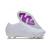 Chaussure Nike Zoom Mercurial Vapor 15 Elite fg Blanc Violet