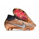 Nouvelle Nike Zoom Mercurial Superfly IX Elite FG Mbappe Cuivre Métallique