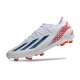 Chaussure adidas X Crazyfast Messi.1 FG Blanc Bleu Rouge