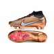 Nouvelle Nike Zoom Mercurial Superfly IX Elite FG Mbappe Cuivre Métallique