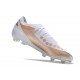 Chaussure adidas X Crazyfast Messi.1 FG Blanc Cuivre Métallique