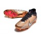 Nouvelle Nike Zoom Mercurial Superfly IX Elite FG Mbappe Cuivre Métallique