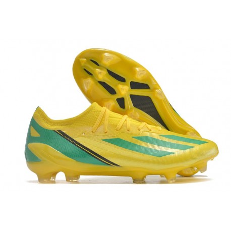 Chaussure adidas X Crazyfast Messi.1 FG Jaune Vert