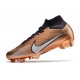 Nouvelle Nike Zoom Mercurial Superfly IX Elite FG Mbappe Cuivre Métallique
