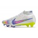 Nouvelle Nike Zoom Mercurial Superfly IX Elite FG Blanc Bleu Rose