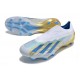 Nouvel adidas X Crazyfast.1 LL FG Blanc Bleu Or