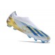 Nouvel adidas X Crazyfast.1 LL FG Blanc Bleu Or