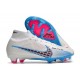 Nouvelle Nike Zoom Mercurial Superfly IX Elite FG Blanc Bleu
