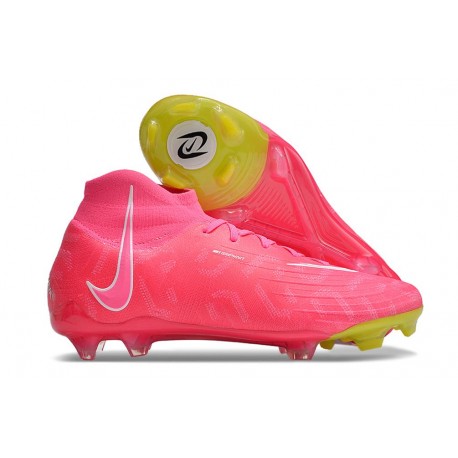 Nike Phantom Luna NU Elite FG Nouvelle Rose Jaune