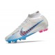 Nouvelle Nike Zoom Mercurial Superfly IX Elite FG Blanc Bleu