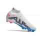 Nouvelle Nike Zoom Mercurial Superfly IX Elite FG Blanc Bleu