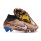 Nike Zoom Mercurial Superfly IX Elite FG Mbappe Cuivre Métallique