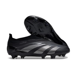 Adidas Predator Elite Laceless FG Nouvelle Noir Carbone