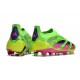 Adidas Predator Elite Laceless FG Vert Solaire Equipe Jaune Choc Equipe Citron Lucide