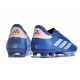Crampons adidas Copa Pure 2+ Elite FG Bleu Lucide Blanc Rouge Solaire