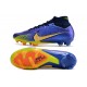 Nouvelle Nike Zoom Mercurial Superfly IX Elite FG Violet Jaune