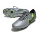 Nike Tiempo Legend X Elite FG Nouvelle Gris Noir Vert
