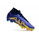 Nouvelle Nike Zoom Mercurial Superfly IX Elite FG Violet Jaune