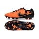 Nike Tiempo Legend X Elite FG Nouvelle Orange Noir