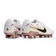 Nike Tiempo Legend X Elite FG Nouvelle Blanc Or Noir