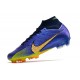 Nouvelle Nike Zoom Mercurial Superfly IX Elite FG Violet Jaune